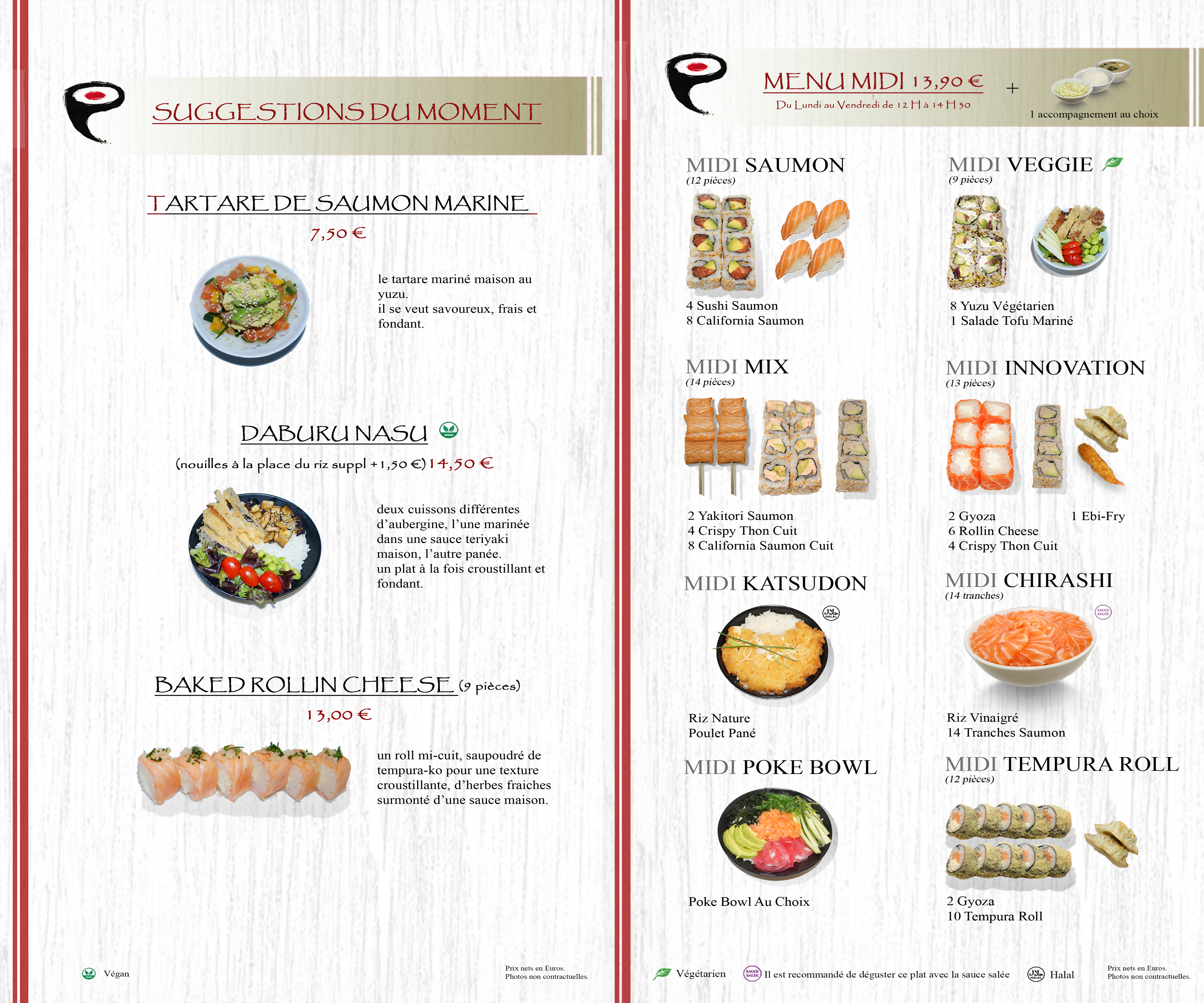 Menu Page 5
